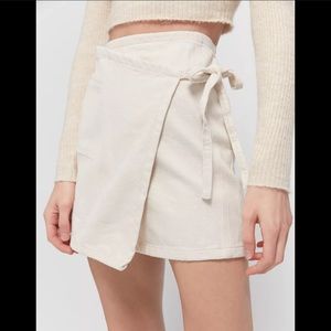 Urban outfitter BDG denim mini wrap skirt